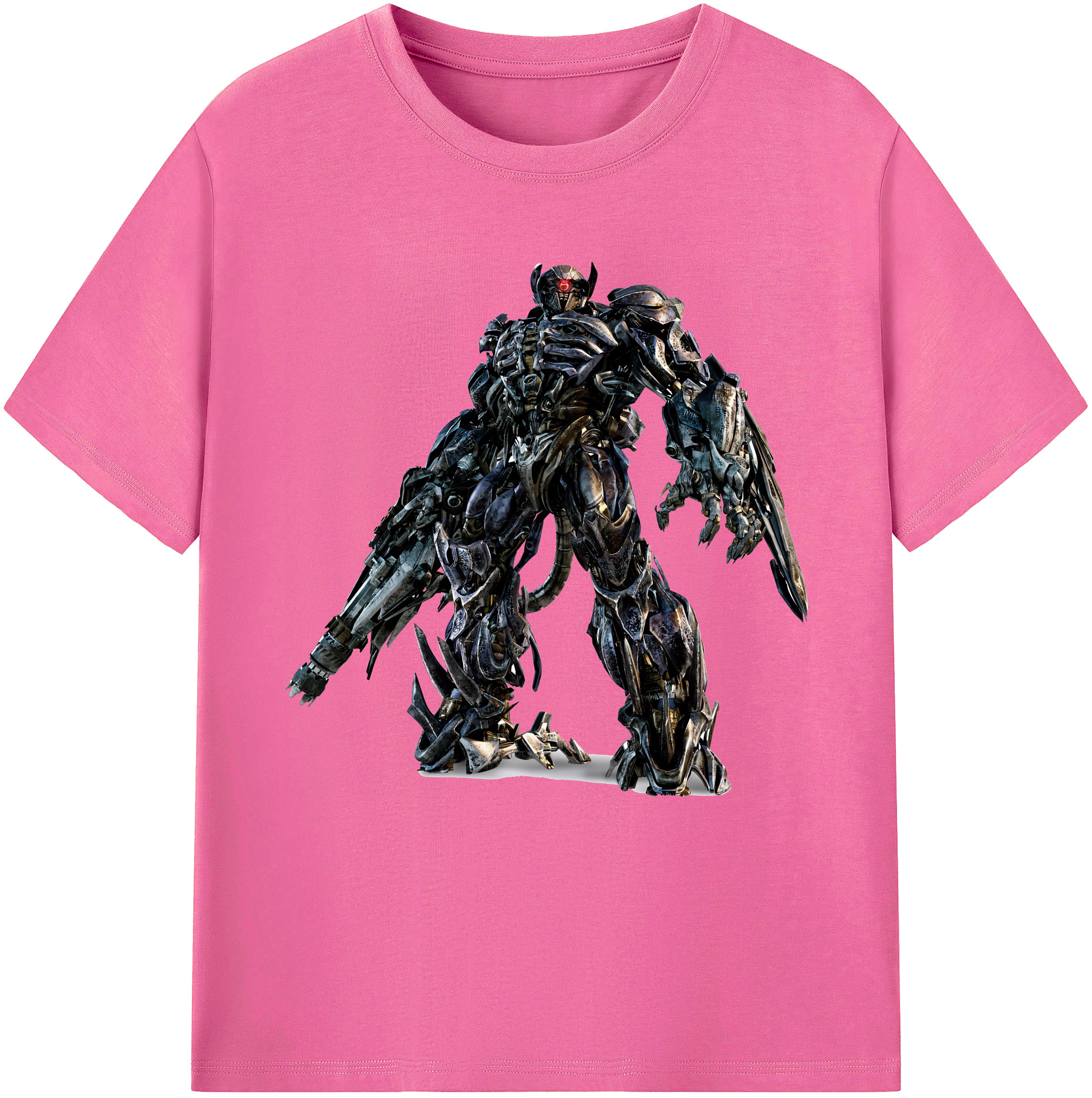 （画像用） Transformers トランスフォーマー レディースカジュアルプリントTシャツ（綿100％）